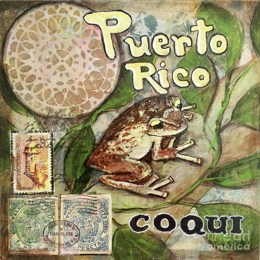 Coqui Mixed Media by Janis Lee Colon