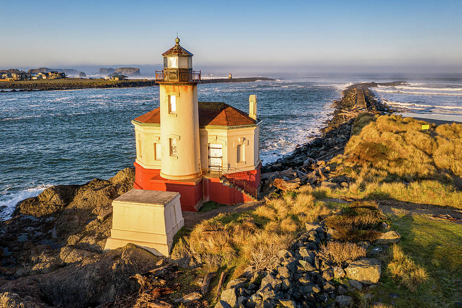 Coquille Light Photograph by Chuck Rasco Photography