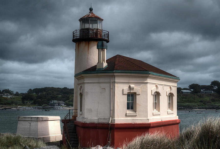Coquille River Lighthouse Oregon Photograph by Greg Sigrist