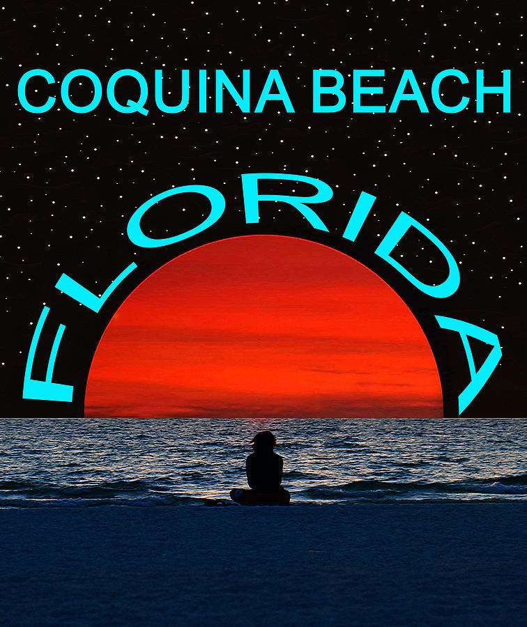 Coquina Beach Florida Dream Girl Mixed Media by David Lee Thompson
