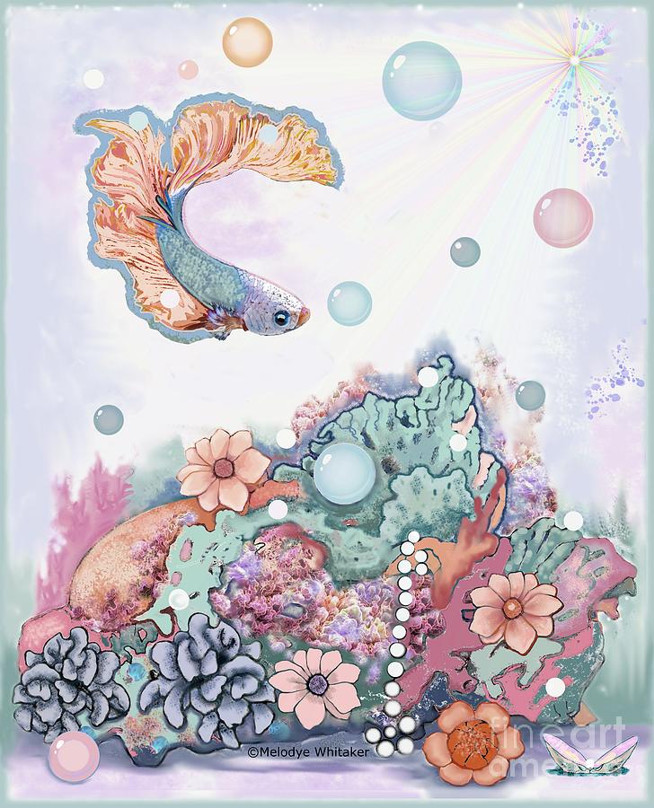 Coral Fossil Digital Art by Melodye Whitaker
