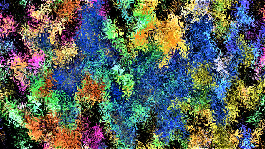 Coral Reef  - Abstract Digital Art by Ronald Mills