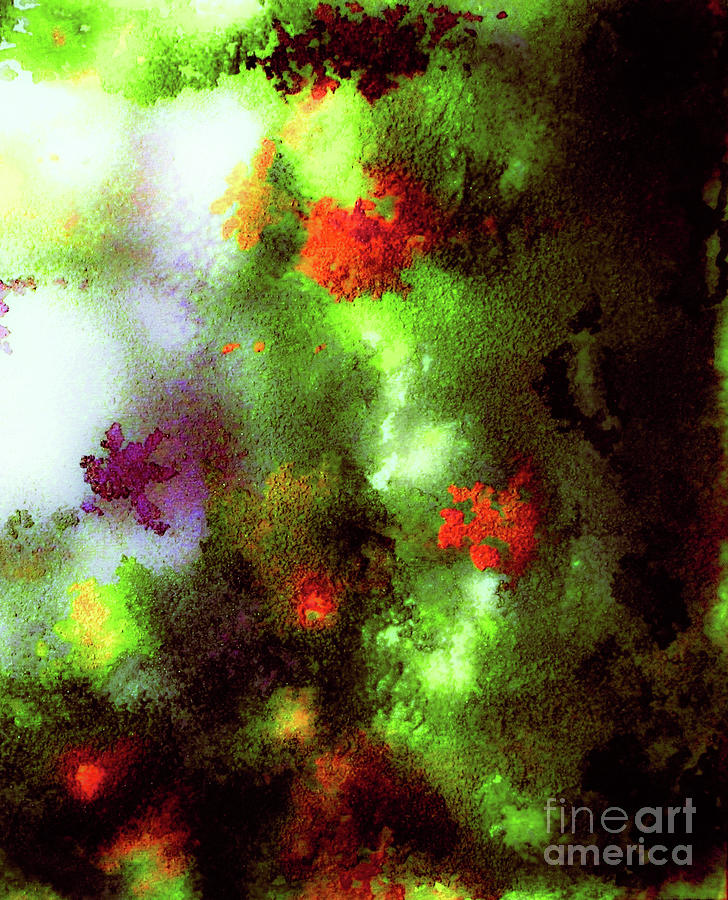 Coral Reef Impression 4 Painting by Hazel Holland
