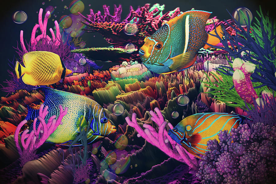 Coral Reef Take One Digital Art by Artful Oasis