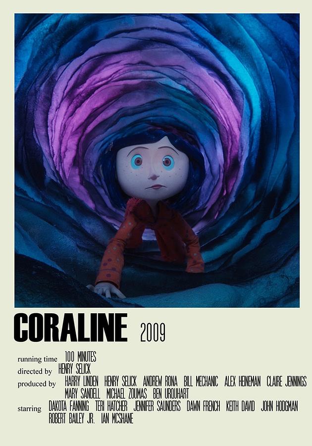 Coraline Alternative Poster Art Movie Large 1 Poster Digital Art by ...