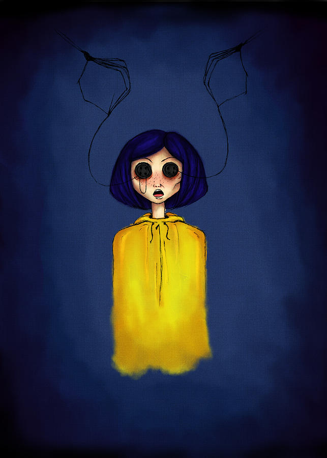 Coraline doll Digital Art by Yomi Addams - Pixels