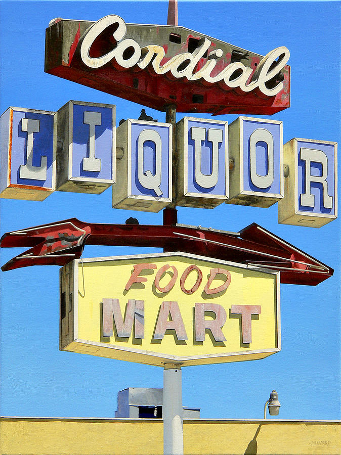 Pigeon Painting - Cordial Liquor by Michael Ward