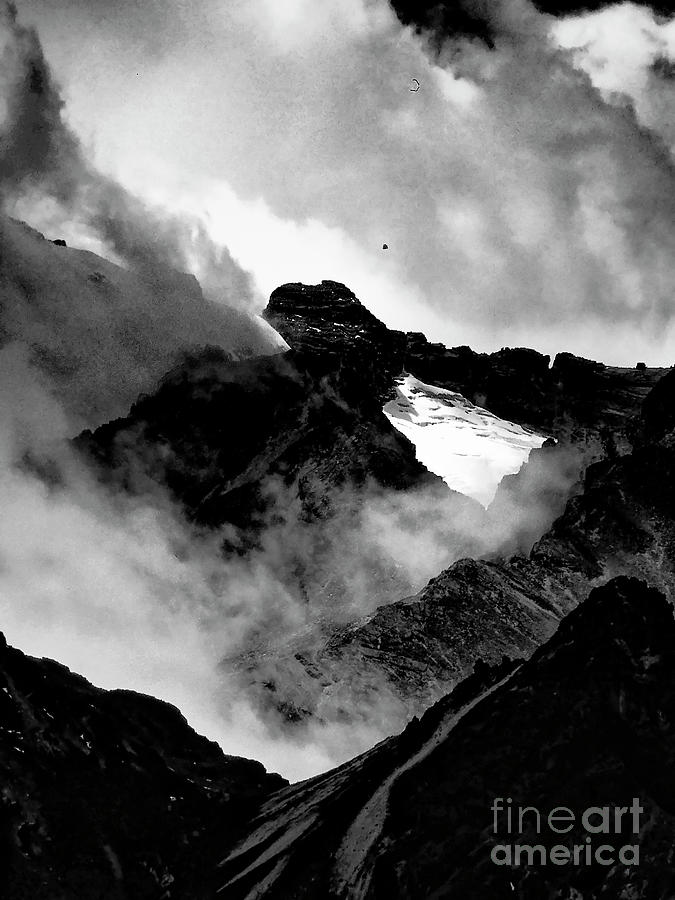 Cordillera Real Bolivia 10 monochrome Photograph by Rudi Prott