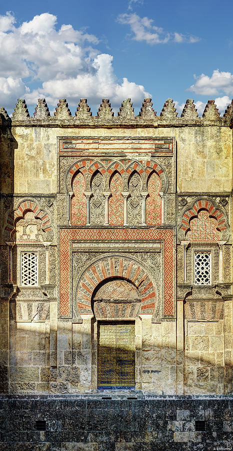 Cordoba Mosque Gate 01 Photograph by Weston Westmoreland