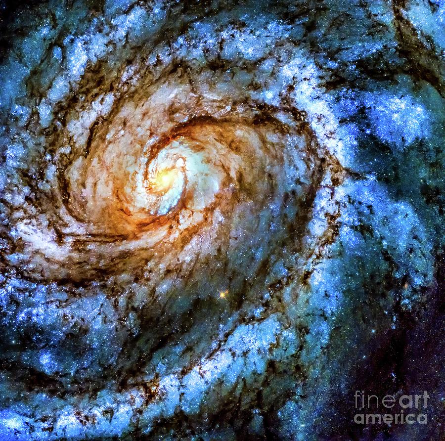 Core of Stunning M100 Galaxy in High Definition Photograph by M G Whittingham