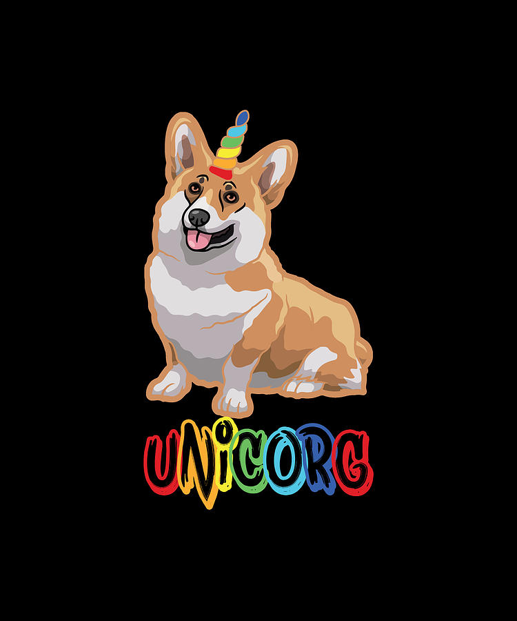 Unicorn Pembroke Welsh Corgi Dog Breed Ladies Leggings