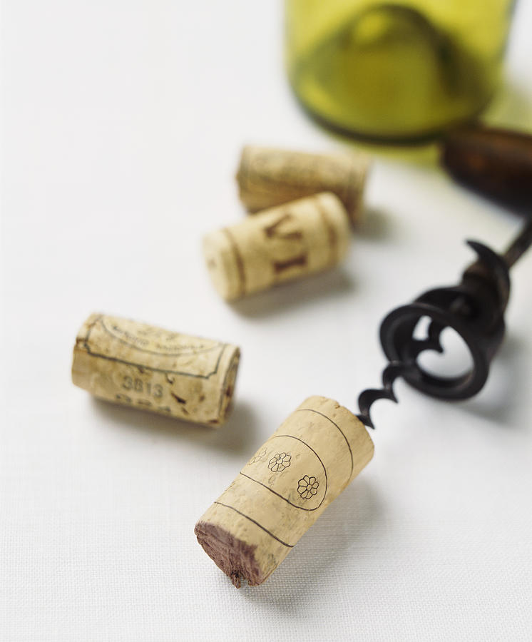 Corks and Corkscrew Photograph by Groesbeck/Uhl