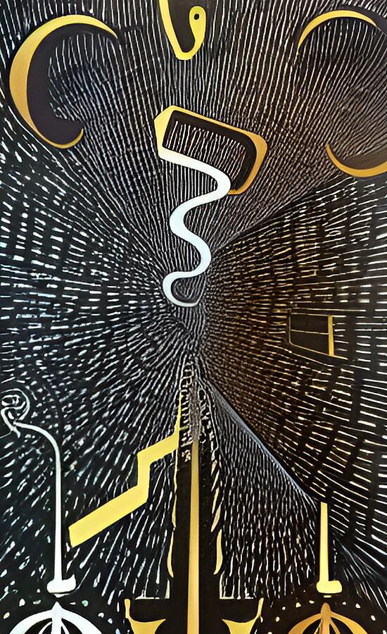 Corkscrew Abstract Digital Art by Ronald Mills