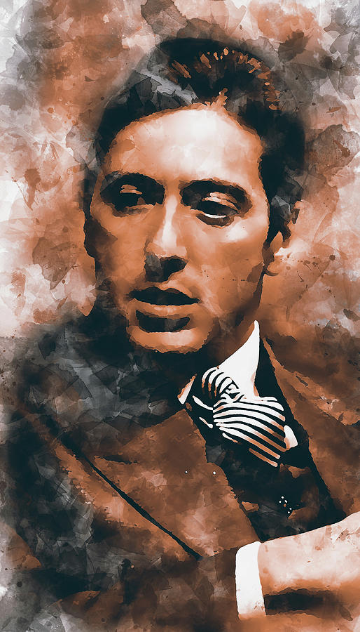 Corleone, Portrait - 01 Painting by AM FineArtPrints