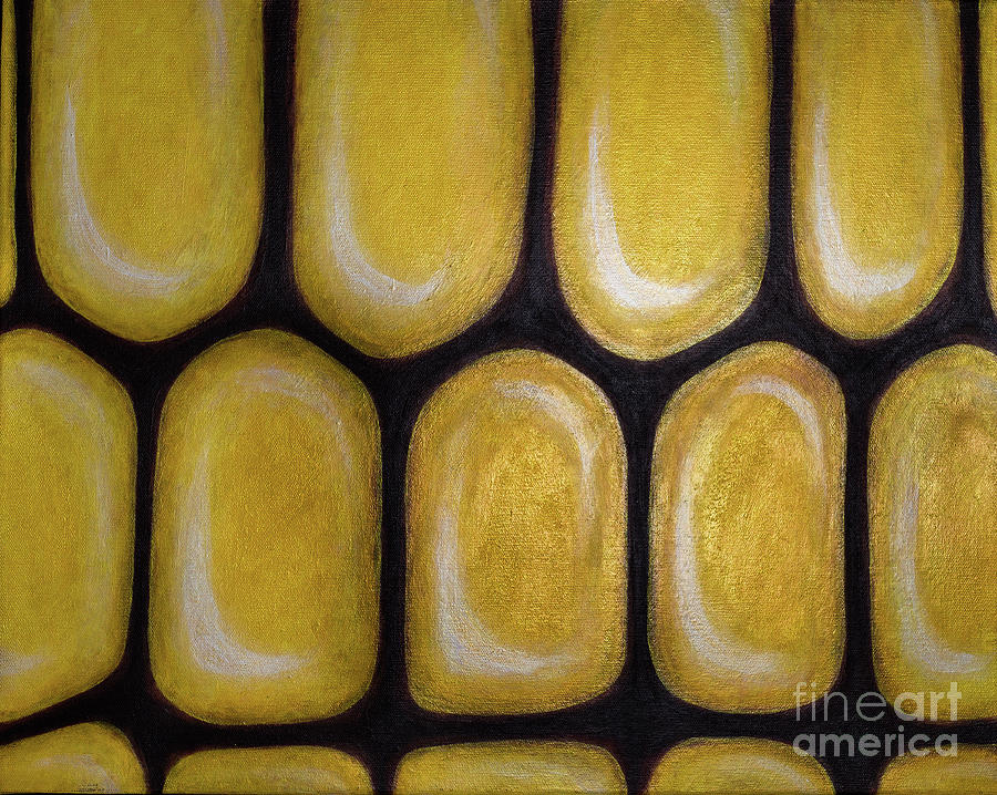 Corn Painting - Corn Corn Corn by J Variable X Corn Painting - Corn Corn Corn by J Variable X