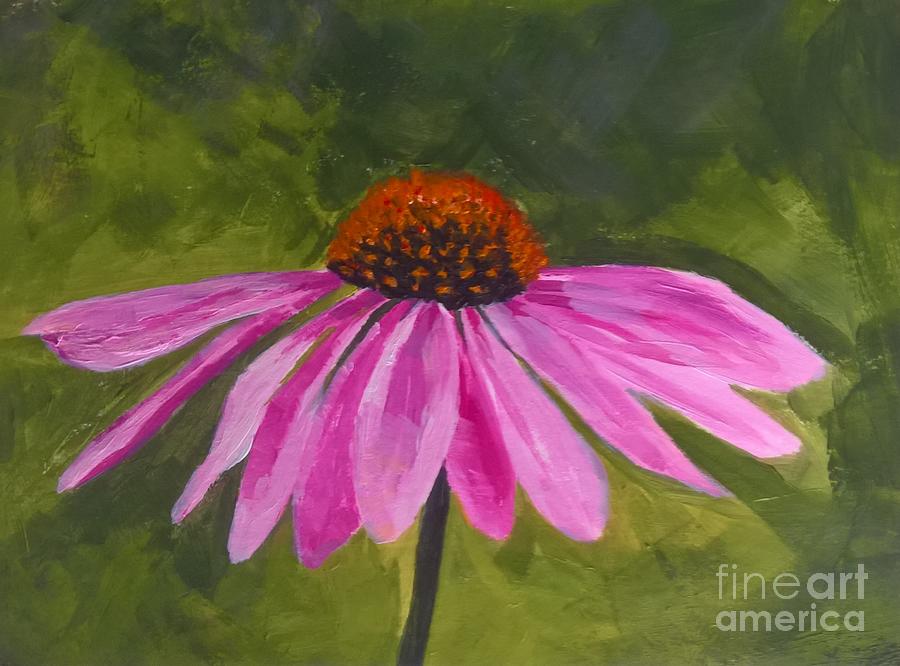 Coneflower  Painting by Lisa Dionne
