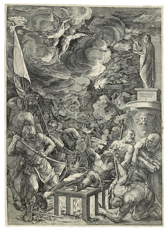 Cornelis Cort After Tiziano Vecellio, Called Titian Painting by ...