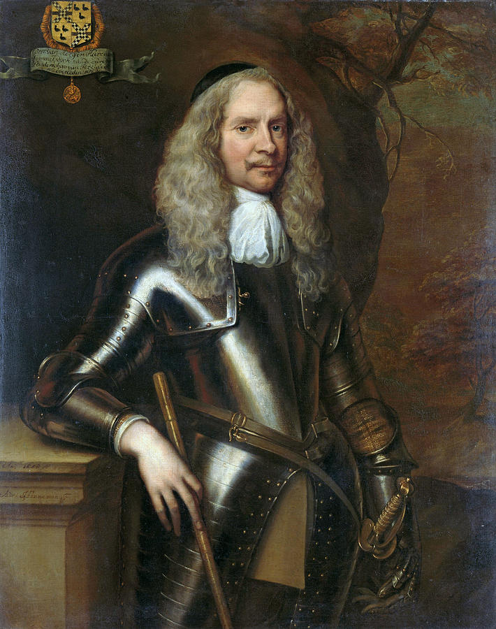 Cornelis van Aerssen, Lord of Sommelsdijk. Colonel of cavalry  Painting by Adriaen Hanneman