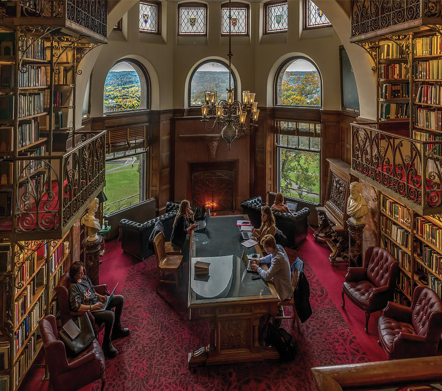 Cornell Law Library Photograph by Richard Bryant