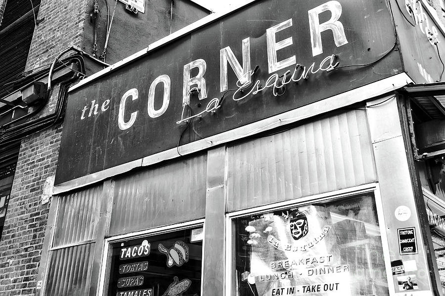 Corner la Esquina in New York City Photograph by John Rizzuto