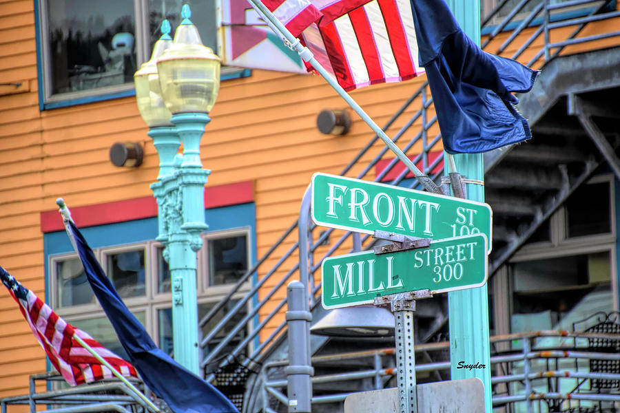 Corner of Front and Mill Ketchikan Alaska  #1 Photograph by Floyd Snyder