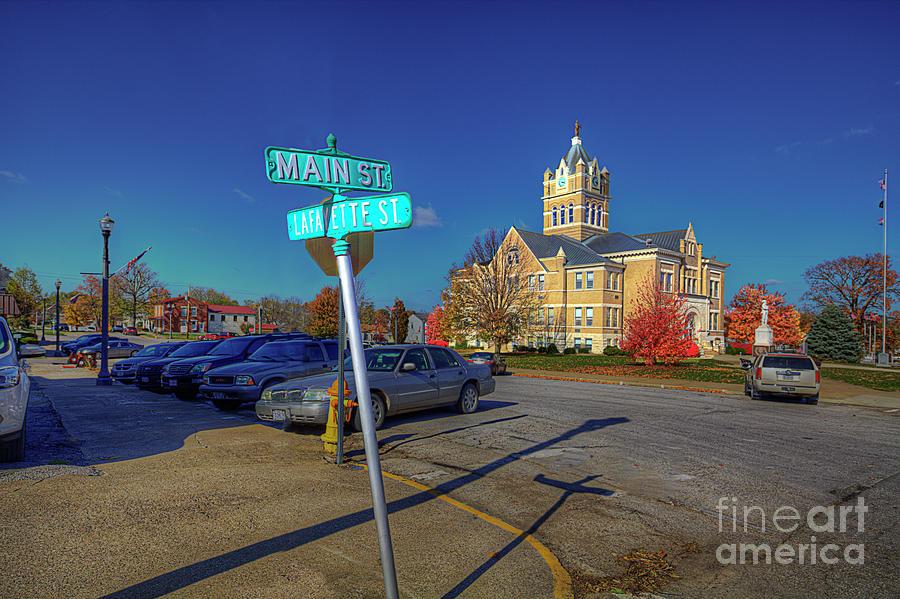 Travel Photograph - Corner Of Main And Lafayette by Larry Braun Travel Photograph - Corner Of Main And Lafayette by Larry Braun