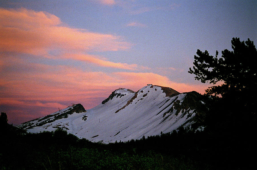 Cornice Afterglow - Mammoth Lakes Photograph by Bonnie Colgan