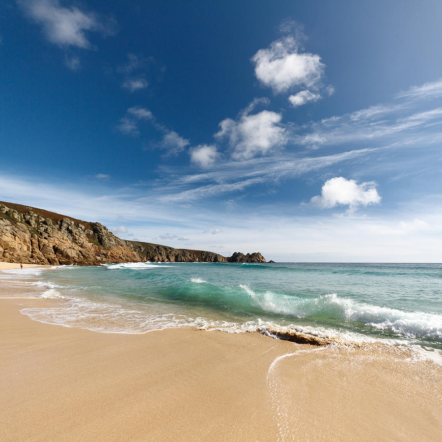 Cornish beach blues. Photograph by s0ulsurfing - Jason Swain