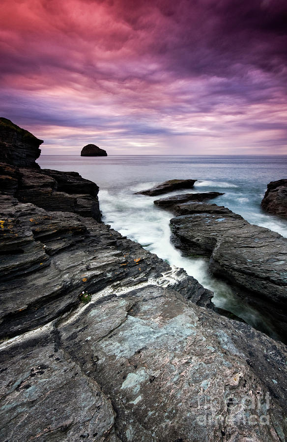 Cornish Sunset II Photograph by David Lichtneker