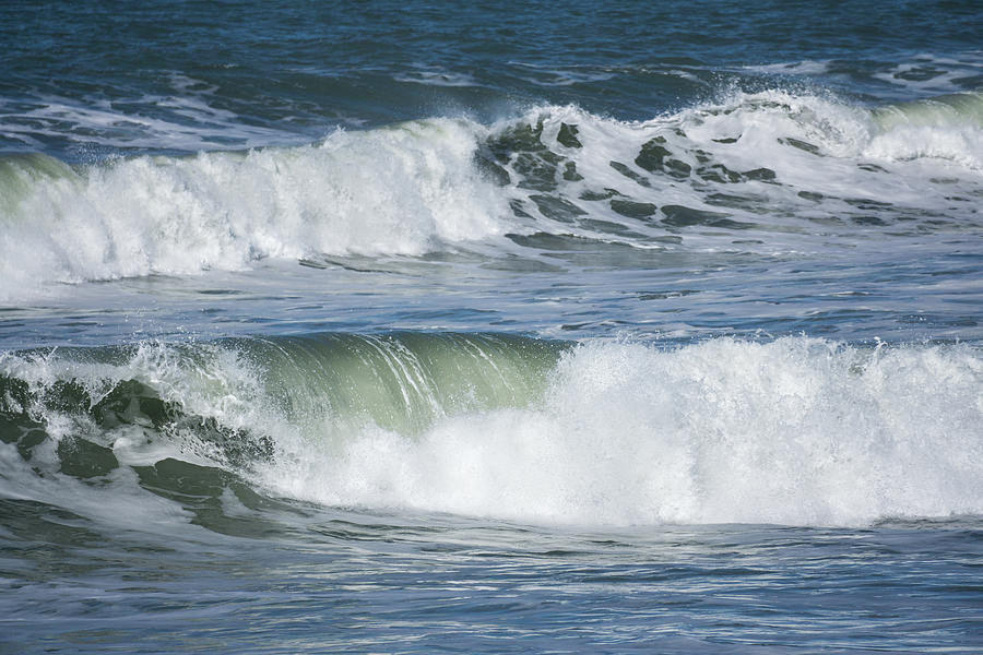 Cornish waves at Bude in Cornwall Photograph by Tony Twyman