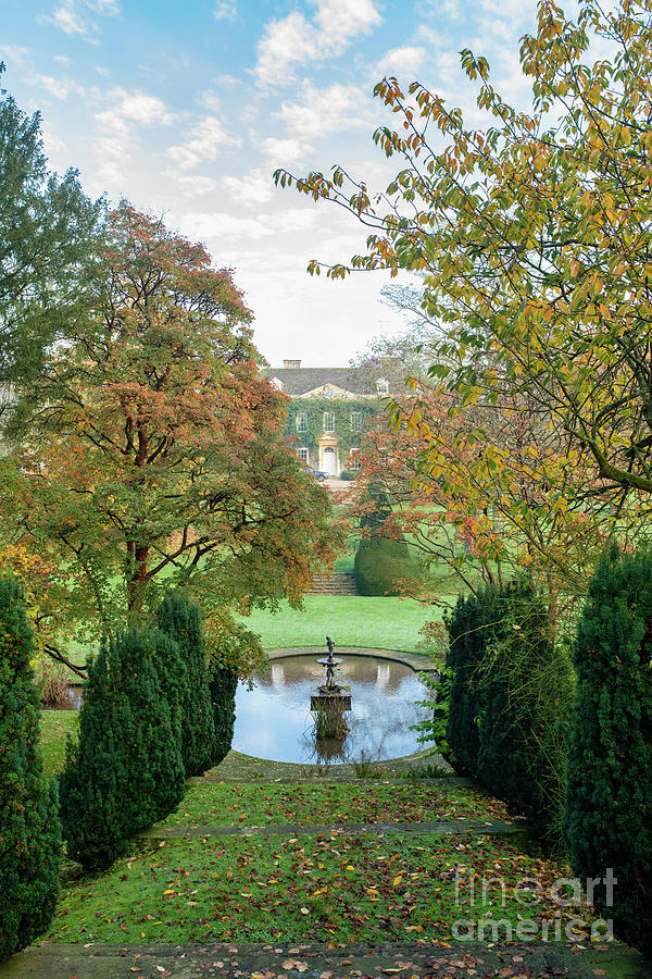 Cornwell Manor and Garden in the Autumn Photograph by Tim Gainey