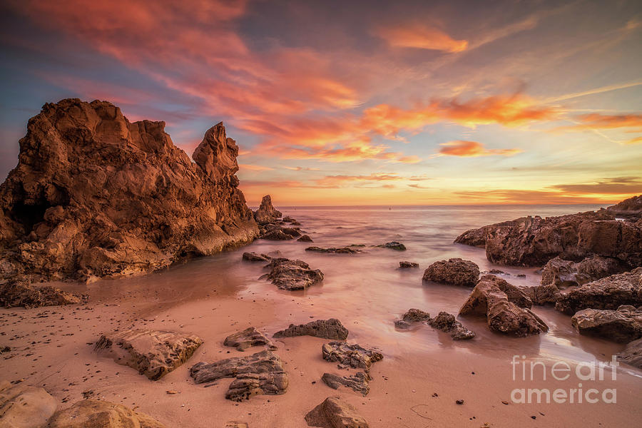 Corona Del Mar little beach Photograph by Alex Do - Fine Art America