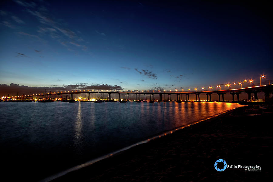 Coronado Bridge At Day Break Photograph by Frank Sellin Fine Art America