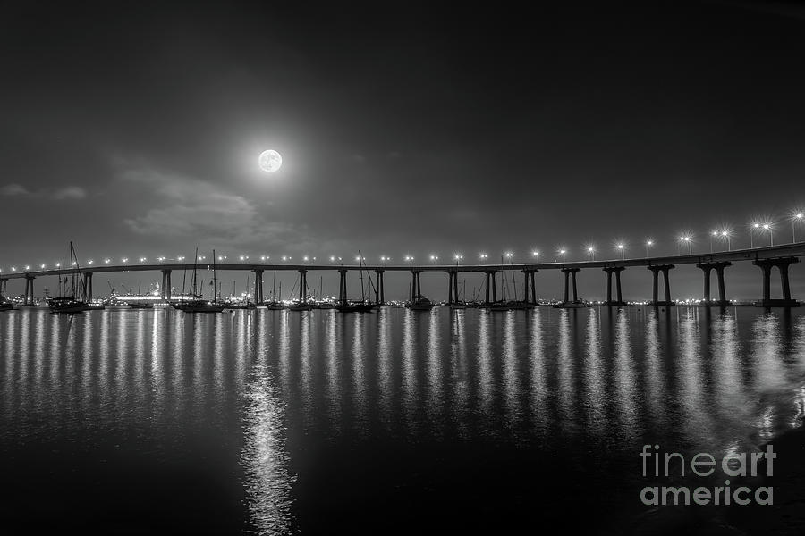 Coronado bridge, San Diego Photograph by Delphimages Photo Creations