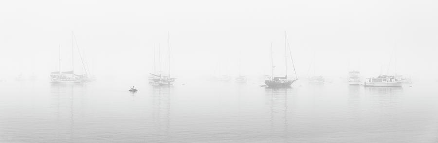 San Diego Photograph - Coronado Fishing in the Fog by William Dunigan