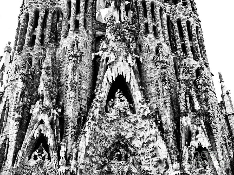 Coronation of the Virgin at the Sagrada Familia in Barcelona Photograph by John Rizzuto