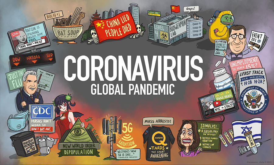 Coronavirus I Digital Art by Emerson Design