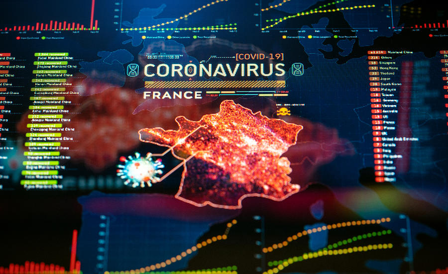 Coronavirus Outbreak in France Photograph by Da-kuk