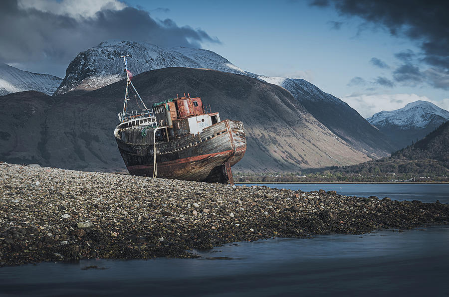 Corpach shipwreck  Photograph by Daniel Letford