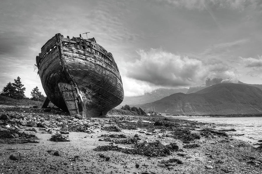 Corpach Wreck Photograph by Ray Devlin