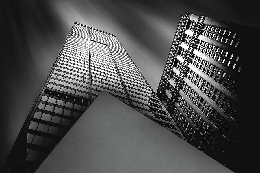 Architecture Photograph - Corporate Shadows by Az Jackson