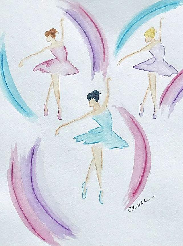 Corps De Ballet Painting by Colleen Casner