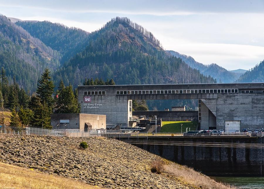 Corps of Engineers at Bonneville Dam Photograph by Tom Cochran