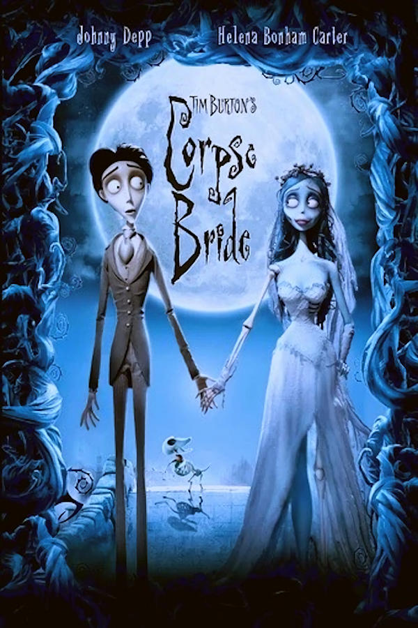 Corpse Bride Poster Copy Copy Painting by Bradley Roberts