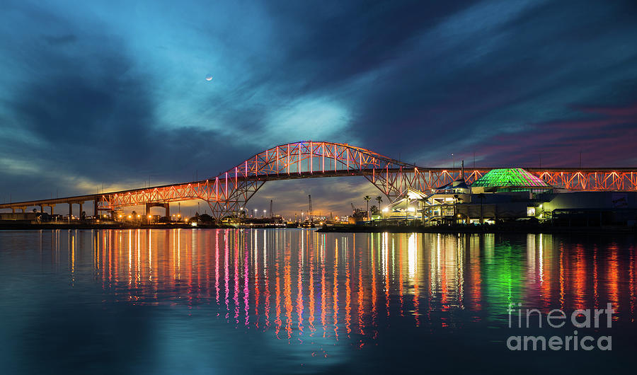 Corpus Christi Harbor Bridge Photograph By Angie Birmingham