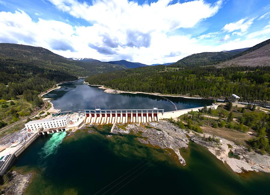 Corra Linn Hydroelectric Dam on the Kootenay River 2 Photograph by ...