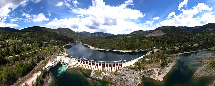 Corra Linn Hydroelectric Dam on the Kootenay River Photograph by Robert ...