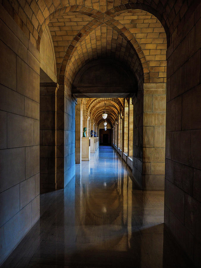 Corridor Lincoln Nebraska Capitol Photograph by James C Richardson