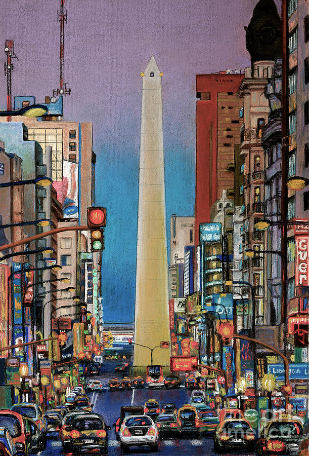 Corrientes Avenue Pastel by Bernardo Galmarini