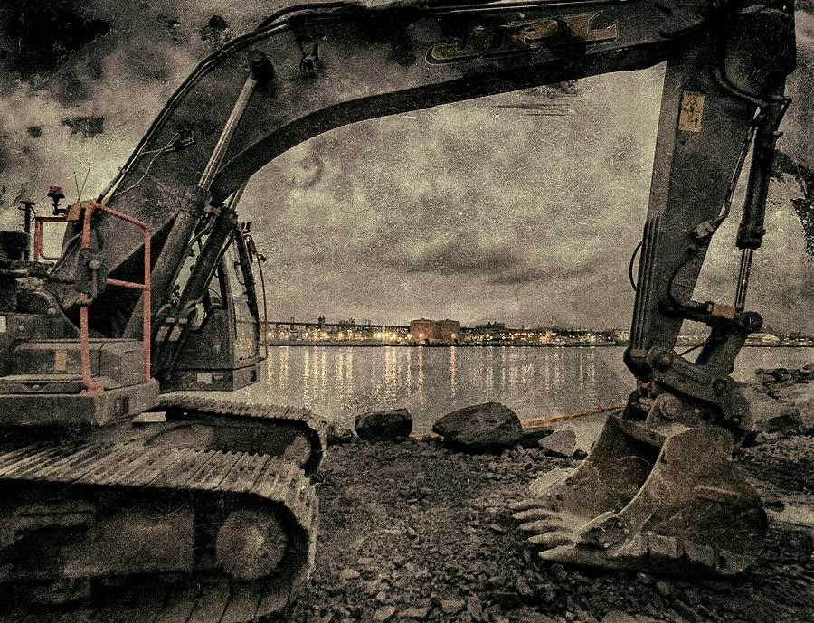 Corroded Excavator Photograph by Cate Franklyn